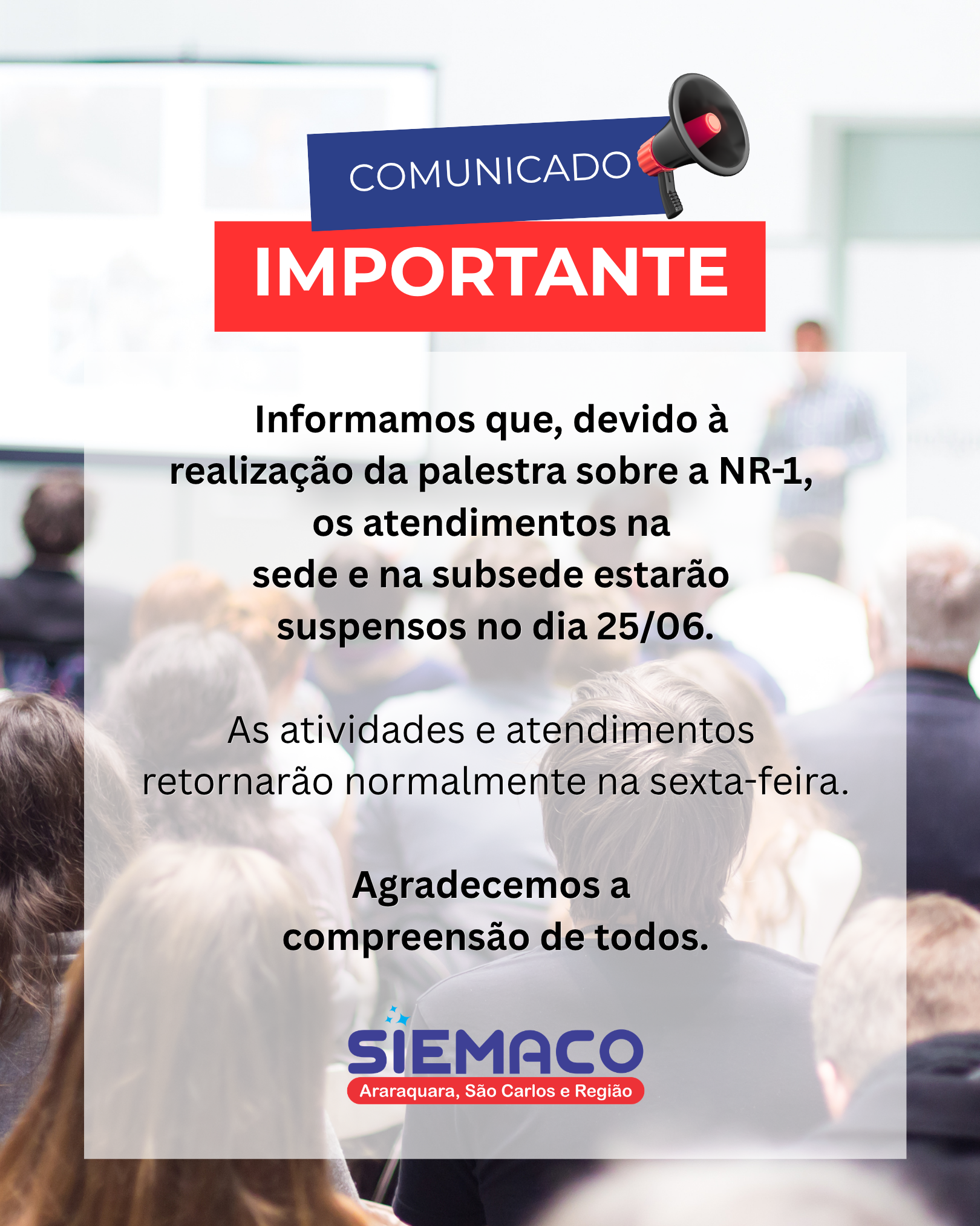 aviso Araraquara